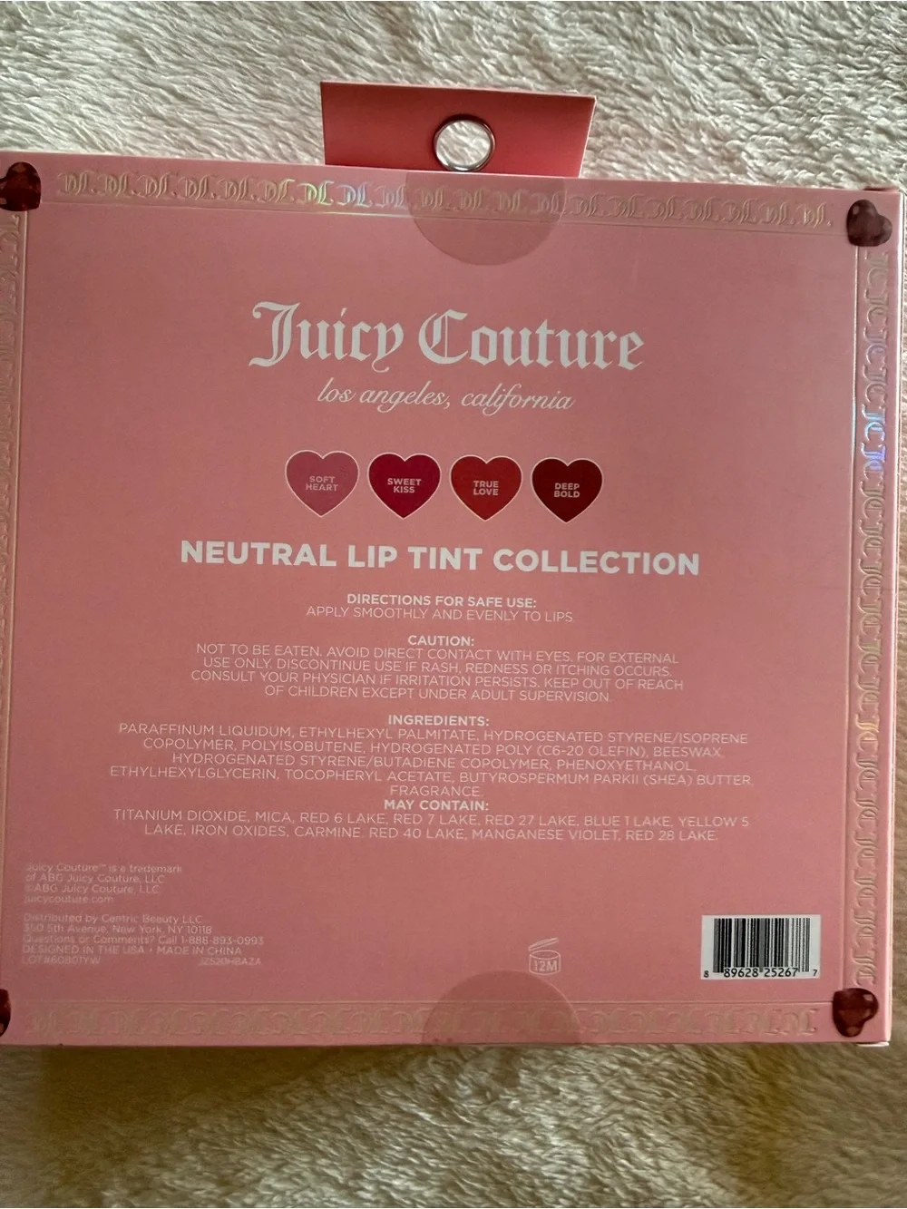 JUICY COUTURE LIP TINT 🍒 W CHARMS FRUIT JUICE LIP STAIN W Measuring Cups